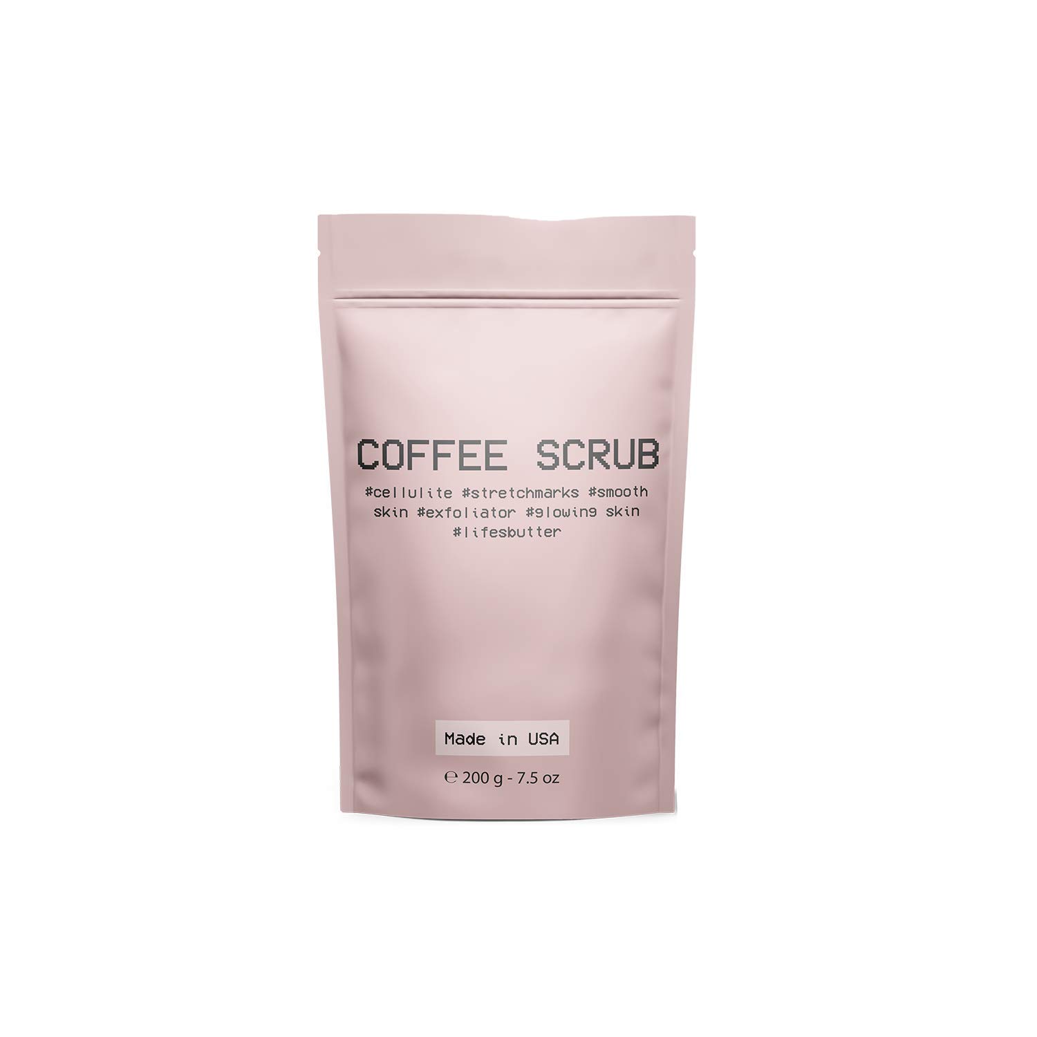 Life's Buttter Exfoliating Coffee Scrub with Natural Arabica Coffee Effective Against Cellulite, Stretch Marks, Scars and Acne | Organic Shea Butter and Sweet Almond Oil