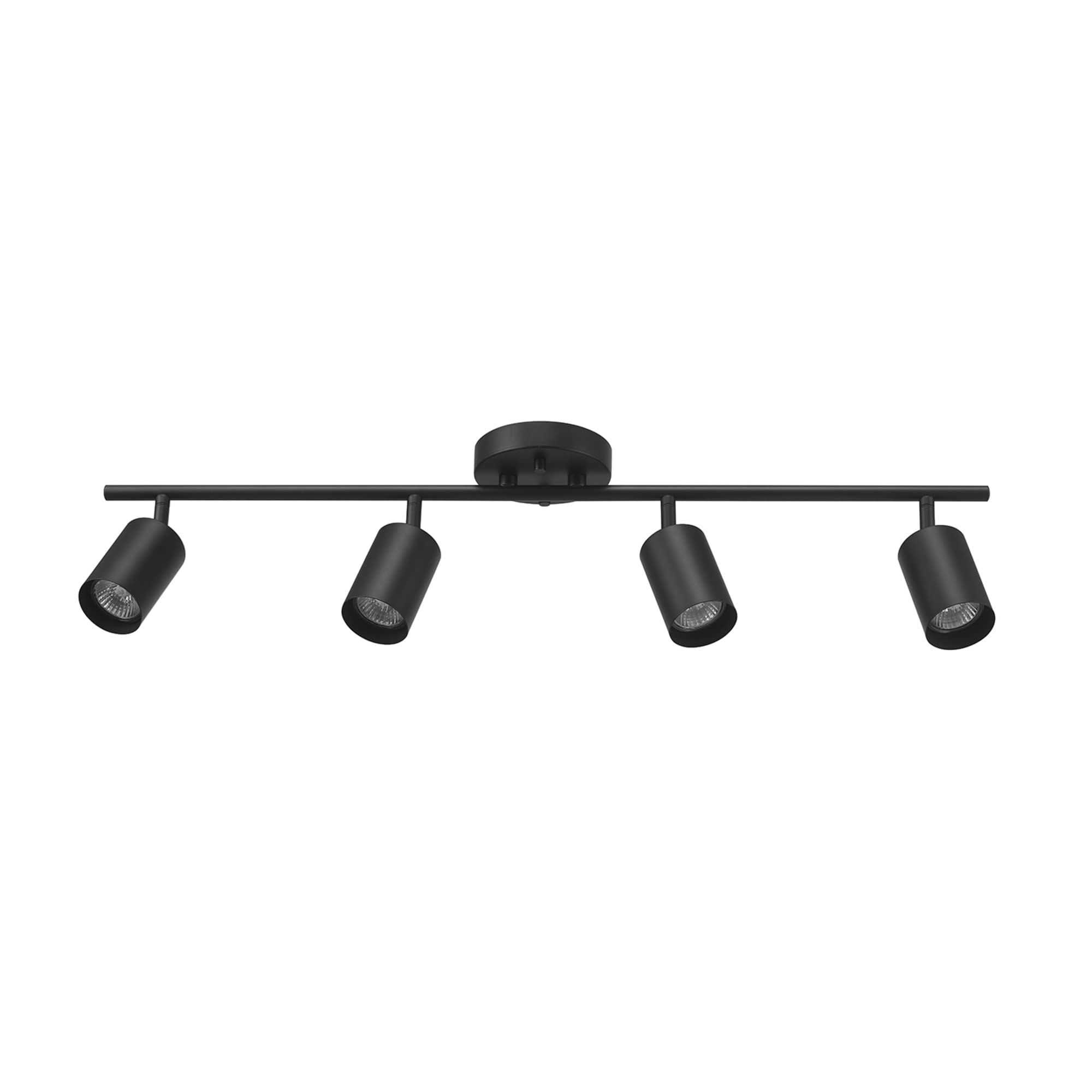 Globe Electric 64000012 30" 4-Light Track Lighting, Matte Black, Track Ceiling Light, Track Lighting Kit, Vintage, Ceiling Light Fixture, 4 Bulb Kitchen Light, Dining Light Fixture, Bulb Not Included