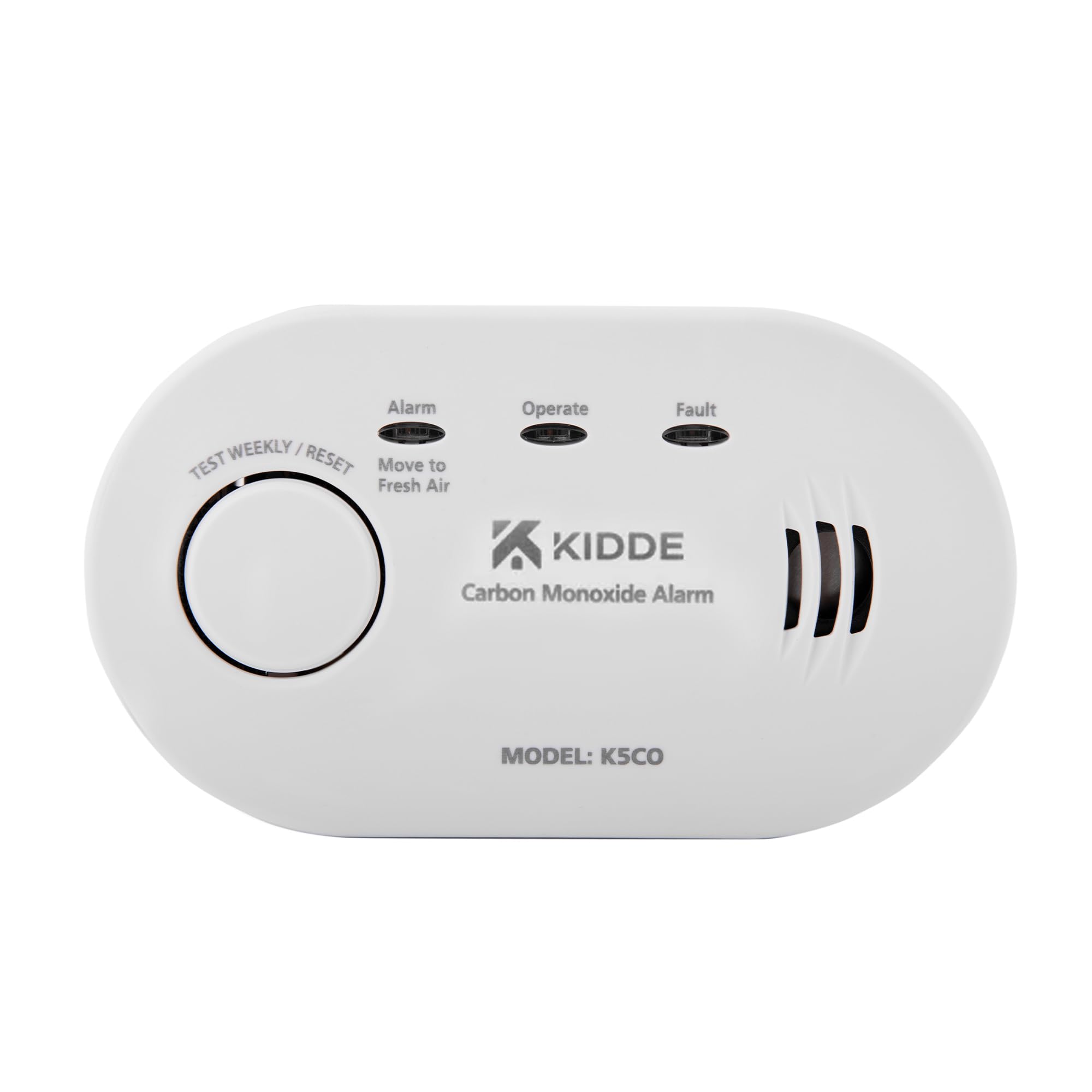 Kidde5CO Battery Powered Carbon Monoxide Alarm 10 Year Life