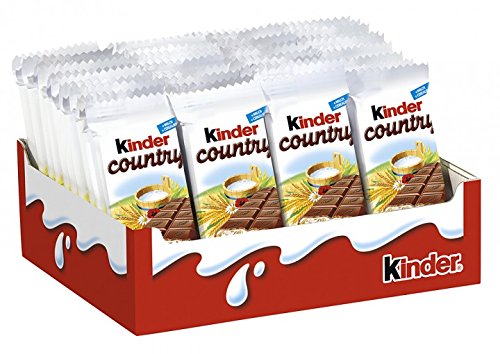 Kinder Chocolate with cereals bars Pack of 40 Bars