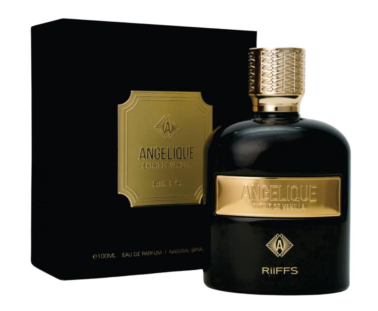 Vanilla Perfume | Angelique Extrait De Vanilla Eau De Parfum 100ml | Vanilla, Jasmine and Amber Fragrance | Riiffs Angelique Perfume for Women and Men Made in Dubai by Sapphire’s choice