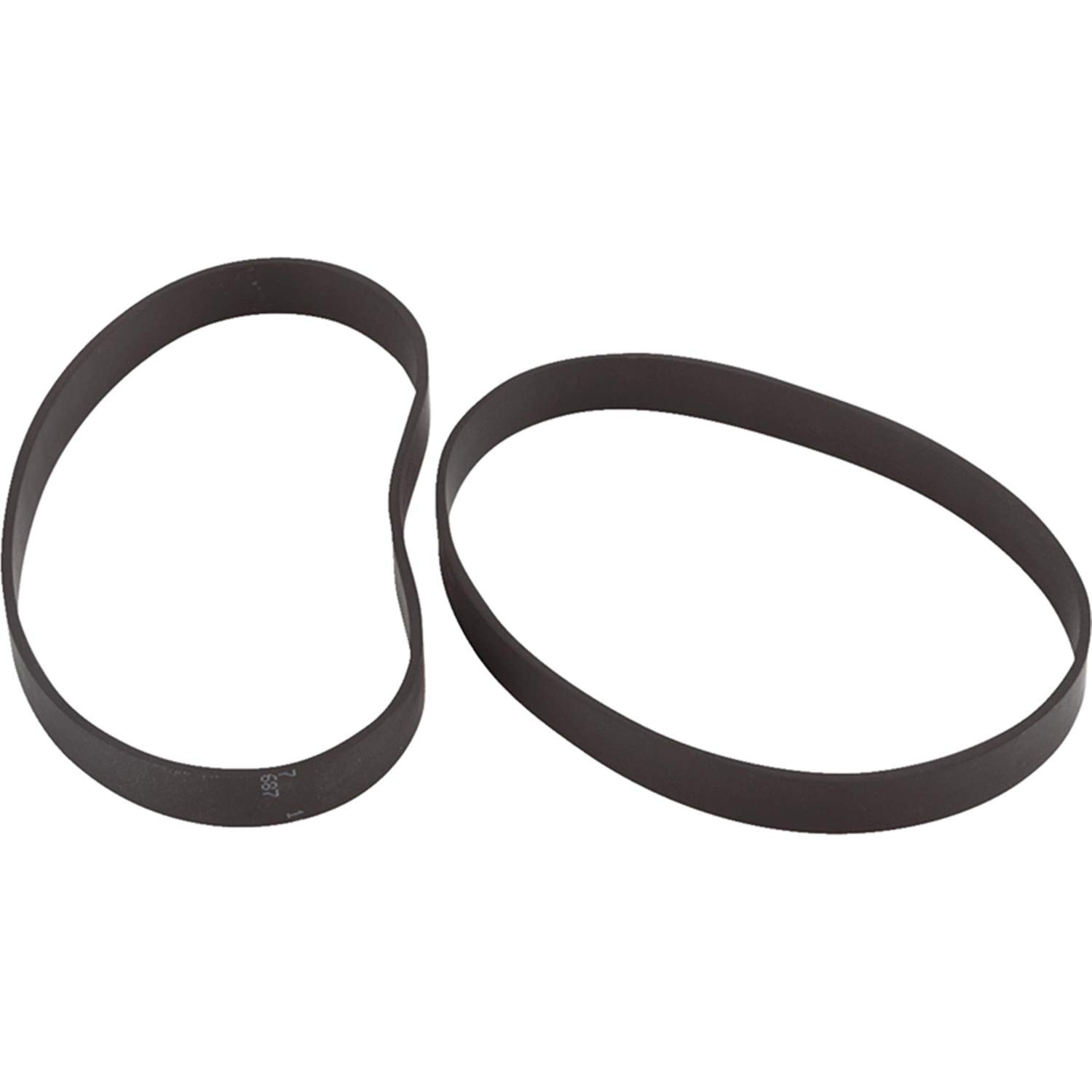 SHKI, Vacuum Cleaner Replacement Belts Replacement Parts compatible with Bissell Style 7910, Powerforce Compact Helix Vacuum Belt PN 3031120 (2 Pack), Black