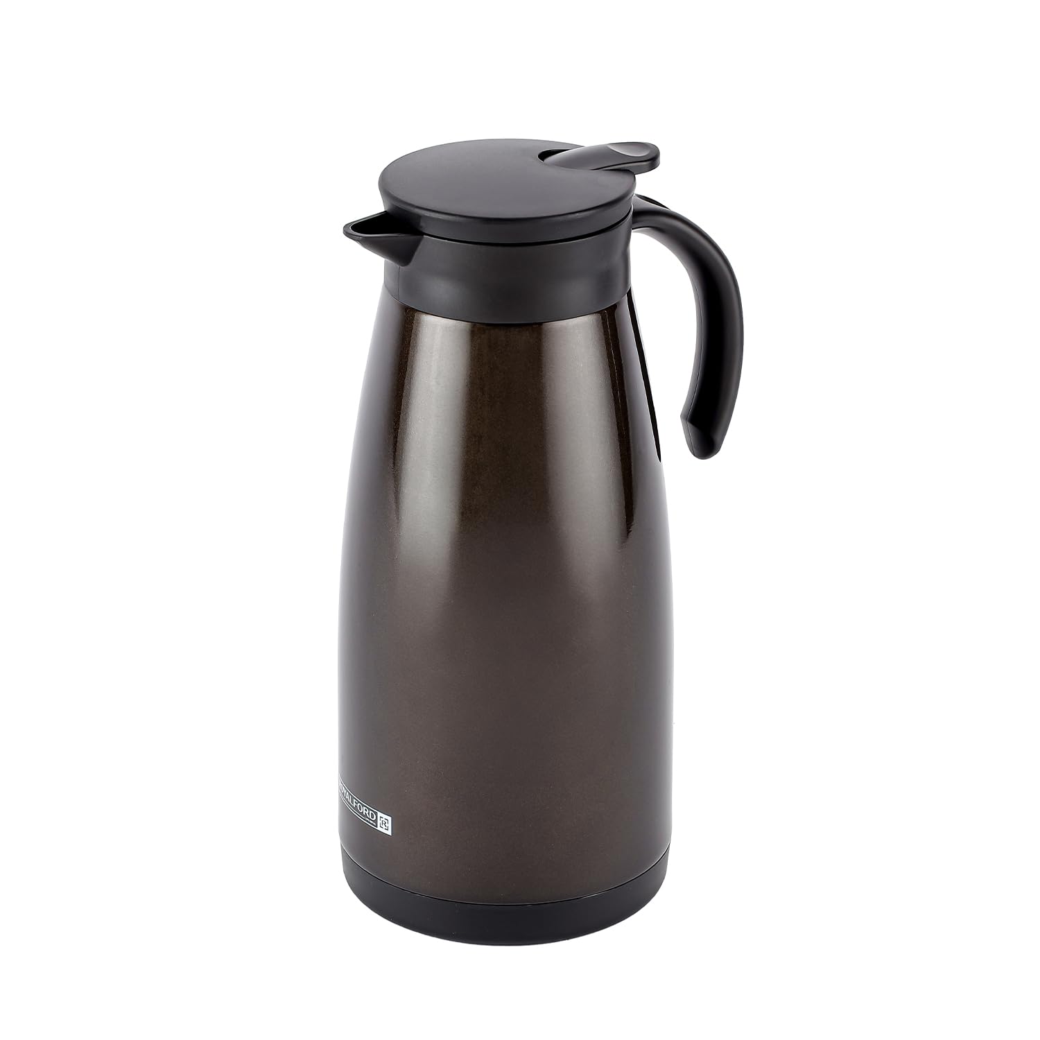 RoyalfordCoffee Pot | Stainless Steel Thermal Carafe 1500ML/51 oZ Jug | Double Walled Vacuum Insulated Coffee Pot with Press Button | Ideal for Coffee, Tea, Beverage etc | Brown