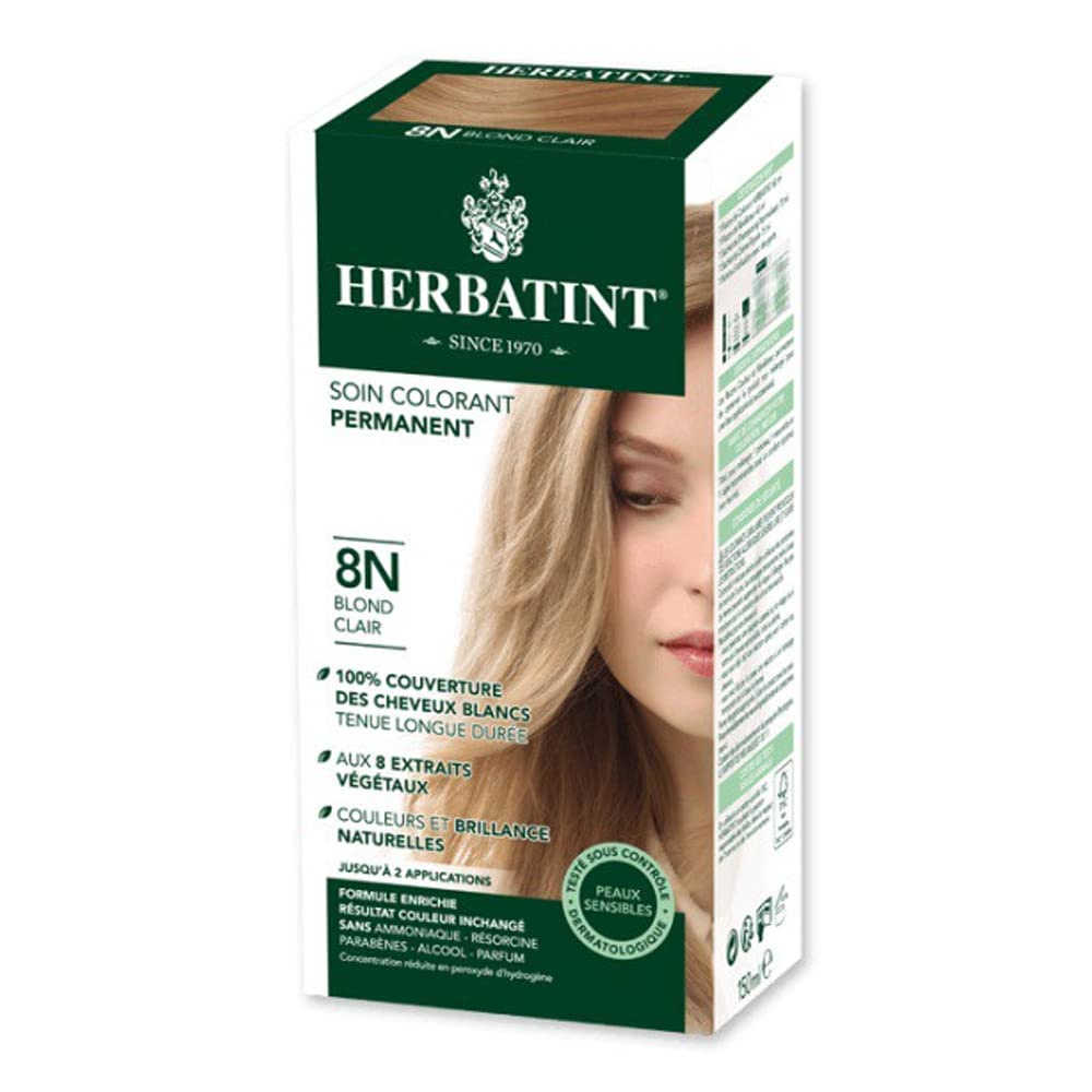 Herbatint Permanent Color Care 150ml - 8N Light Blonde