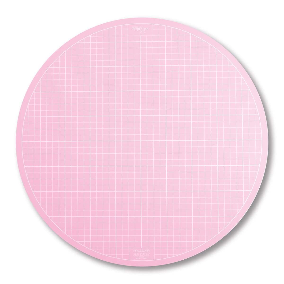 Pink 10" Rotating Cutting Mat EPP English Paper Piecing Patchwork Sewing Quilting self Healing