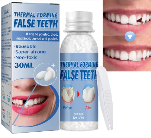 Tooth Repair Kit, Tooth Repair Granules, Missing and Broken Tooth, Temporary Teeth Filling Repair Kit, Restoring Your Confident Smile