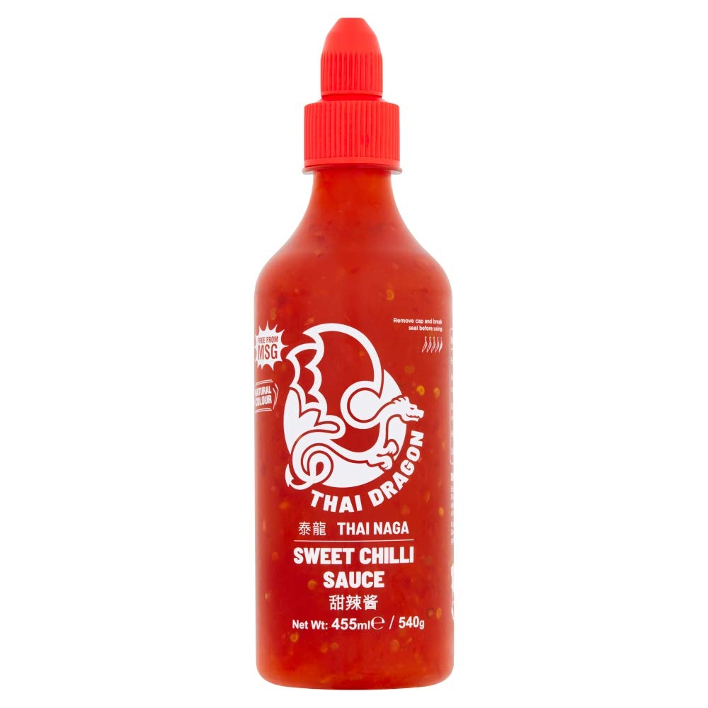 OfficeXpress Europe Thai Dragon Sweet Chilli Sauce, 455ml,White