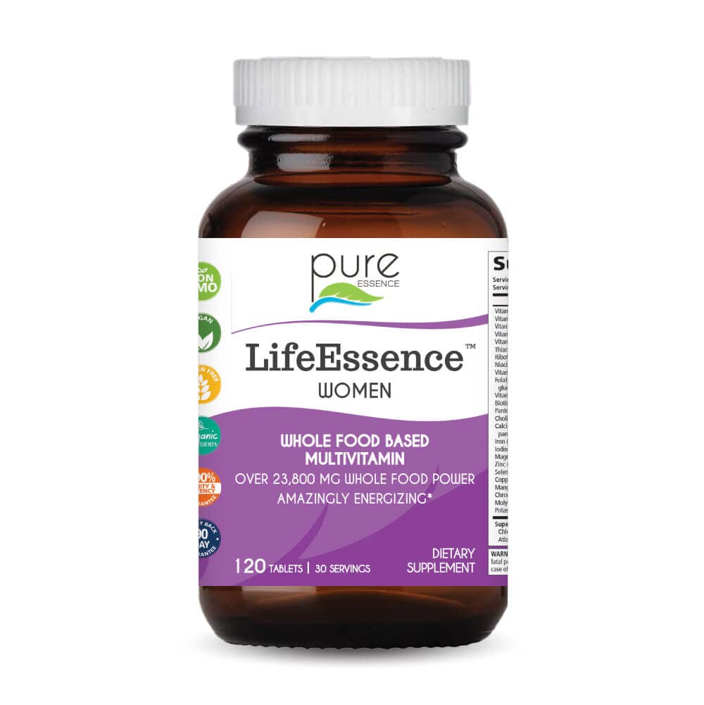 PURE ESSENCE LABSLifeEssence Women's Formula - World's Most Energetic Multiple - The Master Multiple - 120 Tablets