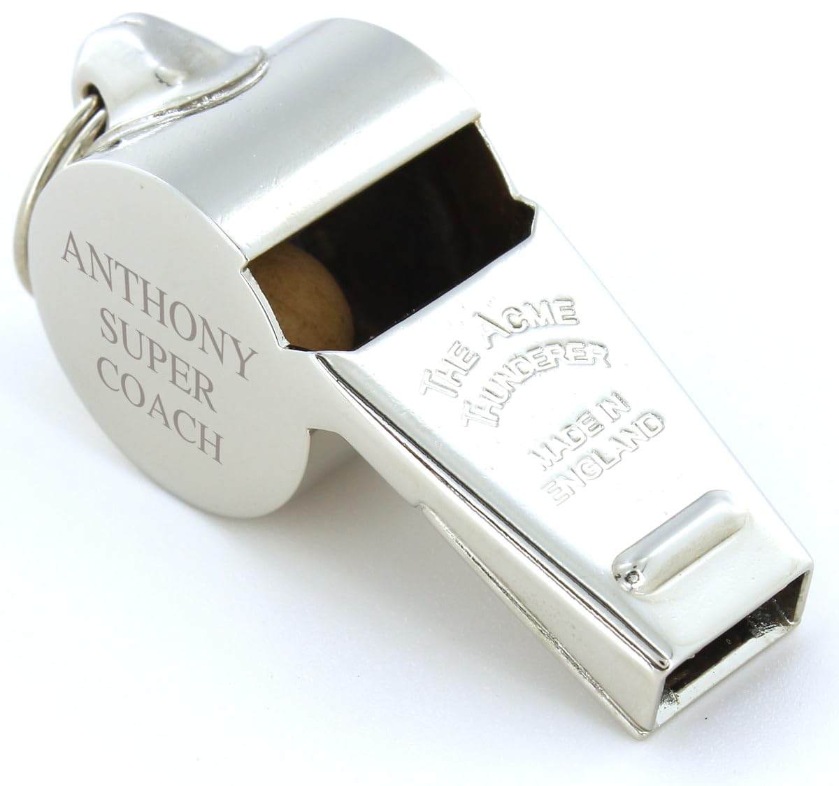 Personalised Engraved Acme Thunderer 58.5 Referee Whistle in Gift Box-Gift for teachers and coaches