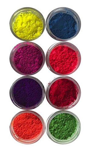 OH! SWEET ART - Edible Petal Dust - For Decorating Cakes, Cupcakes, Cake Pops, & More - Kosher, Food-Grade Coloring - NEON SET x 8 units each jar 4 grams