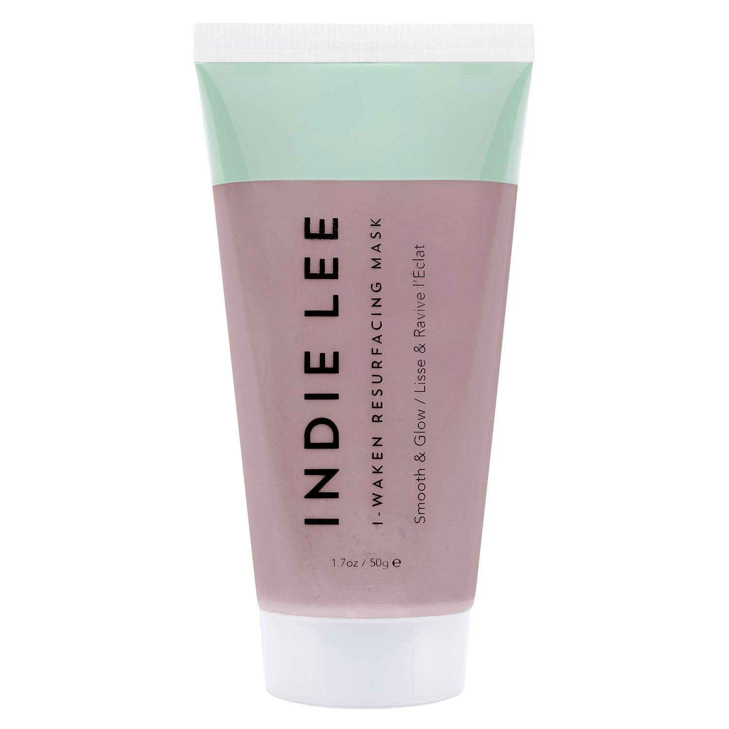 Indie Lee I-Waken Resurfacing Mask - Smoothing & Exfoliating Clay Mask with BHA, Vitamin C, and Kaolin & Bentonite Clays (1.7oz / 50g)