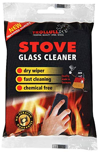 TROLLULL Glass Cleaner, stainless steel wool, scratch-free, window cleaner, glass cleaner, tile cleaner for walls and floors, 1 piece