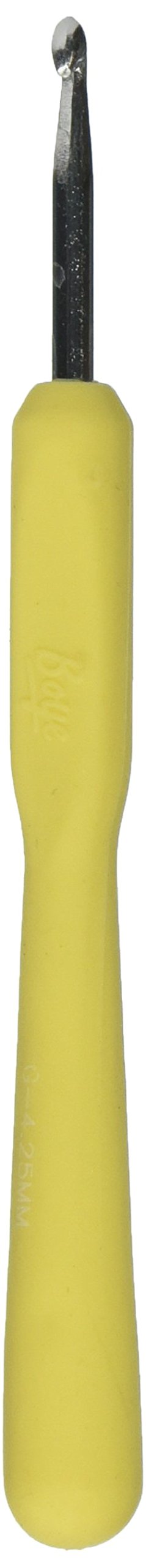 Boye332680000GM Yellow Ergonomic Metal Crochet Hook, US Size G, 6" L