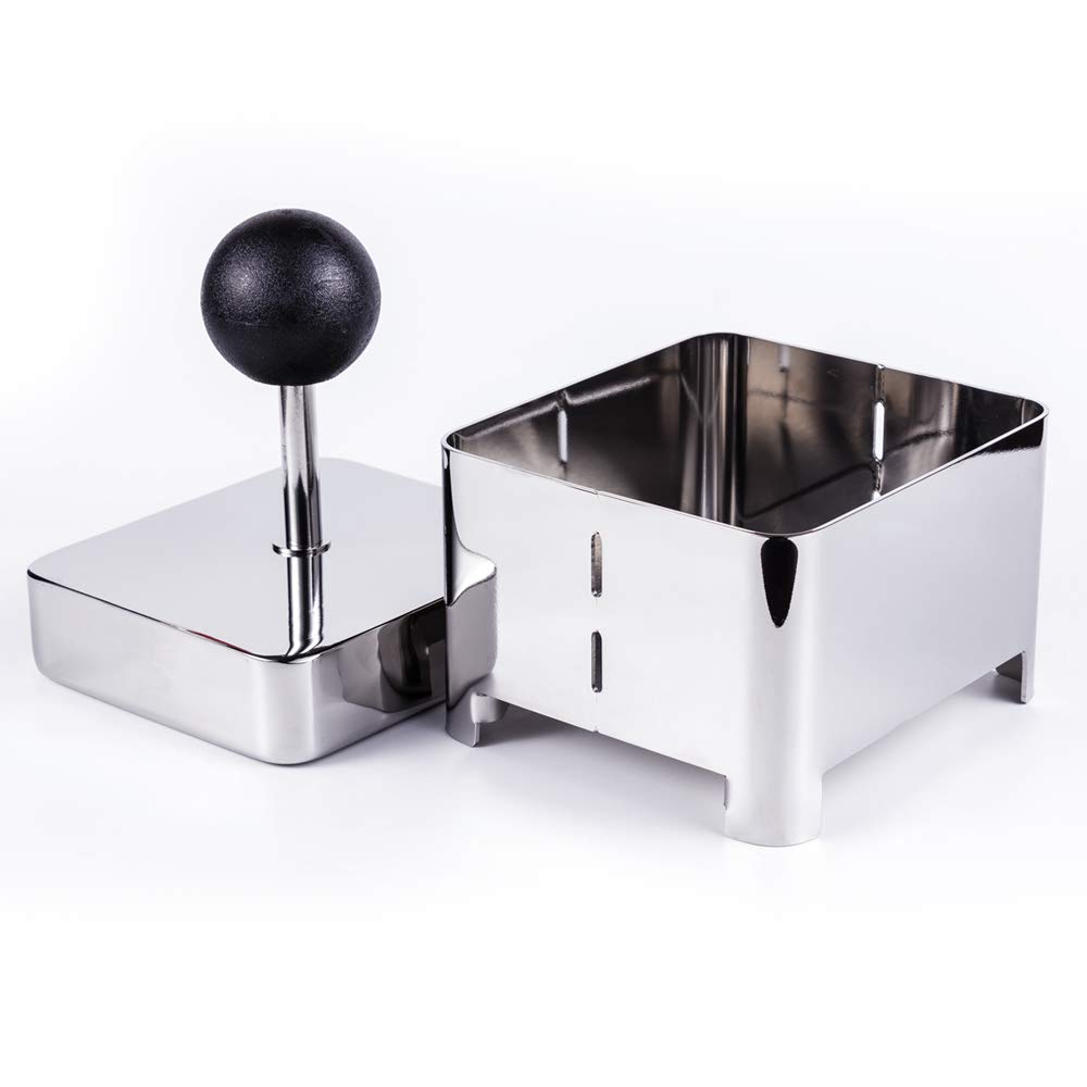 Tofu Press (Ninja) - Remove Water from Tofu OR Make Your Own Tofu or Paneer - USA Made from Stainless Steel