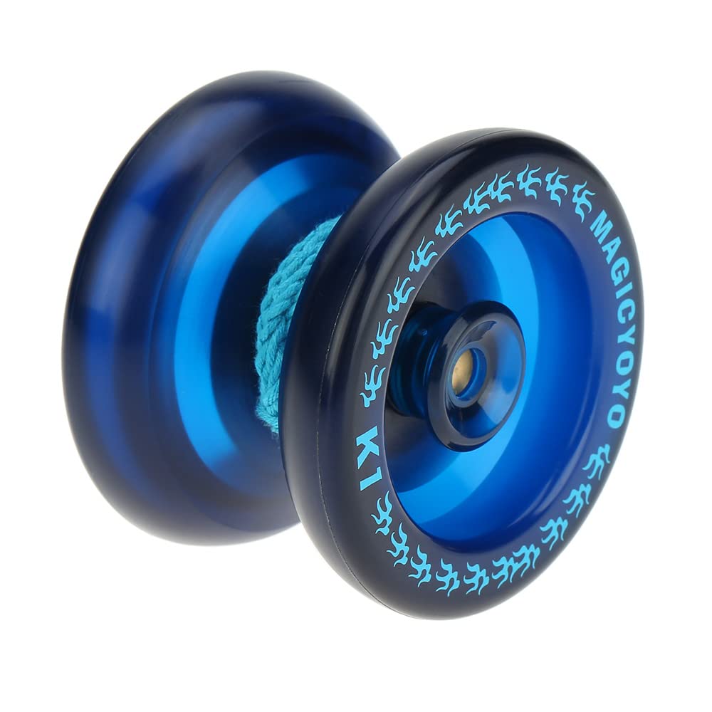 GraflsoaProfessional K1 Spin ABS Yoyo 8 Ball KK Bearing with Spinning String for Kids