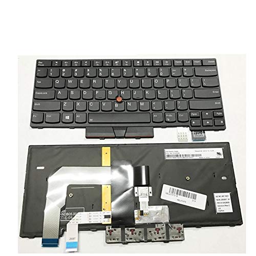 GZEELE New US English keyboard for Lenovo for Thinkpad T470 T480 keyboard backlit with backlight