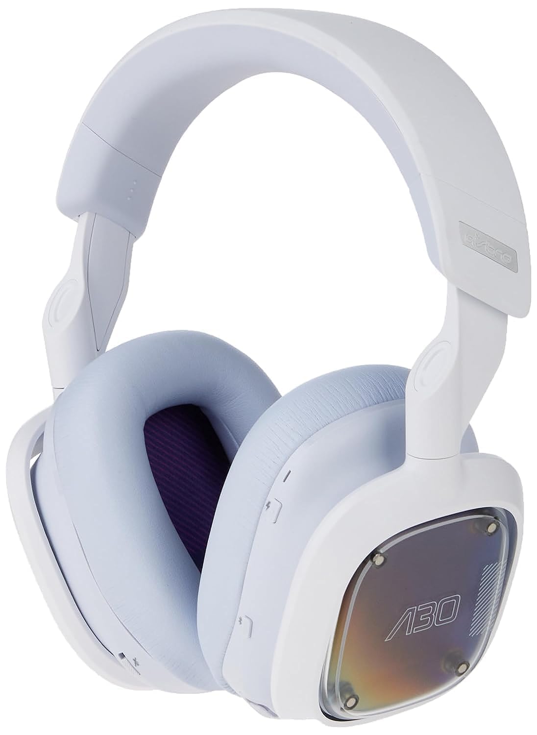 Logitech G Astro A30 LIGHTSPEED Wireless Gaming Headset, Bluetooth, Dolby Atmos/3D Audio compatible, Detachable Boom, 27h battery, for PS5, PS4, Xbox, Nintendo Switch, PC, Android - White/Purple, USB