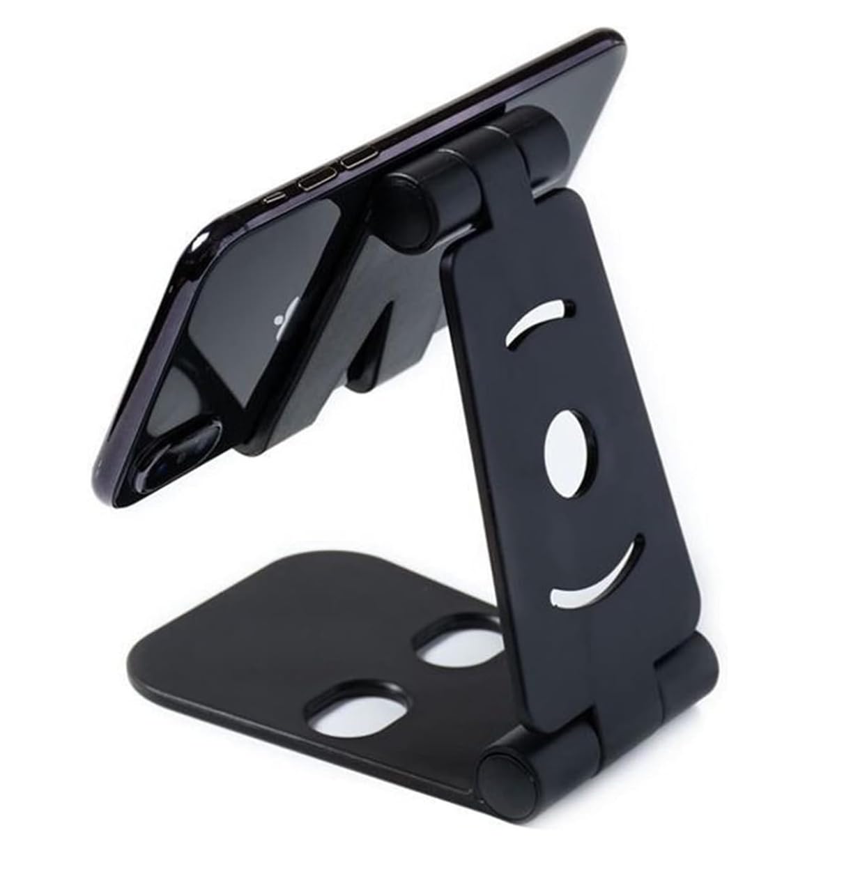 BILLS Phone Holder for Desk, Adjustable Aluminum Mobile Stand,Foldable Desktop Tablet Stand Holder, Mobile Phone Holder Compatible with iPhones and all Android Phones