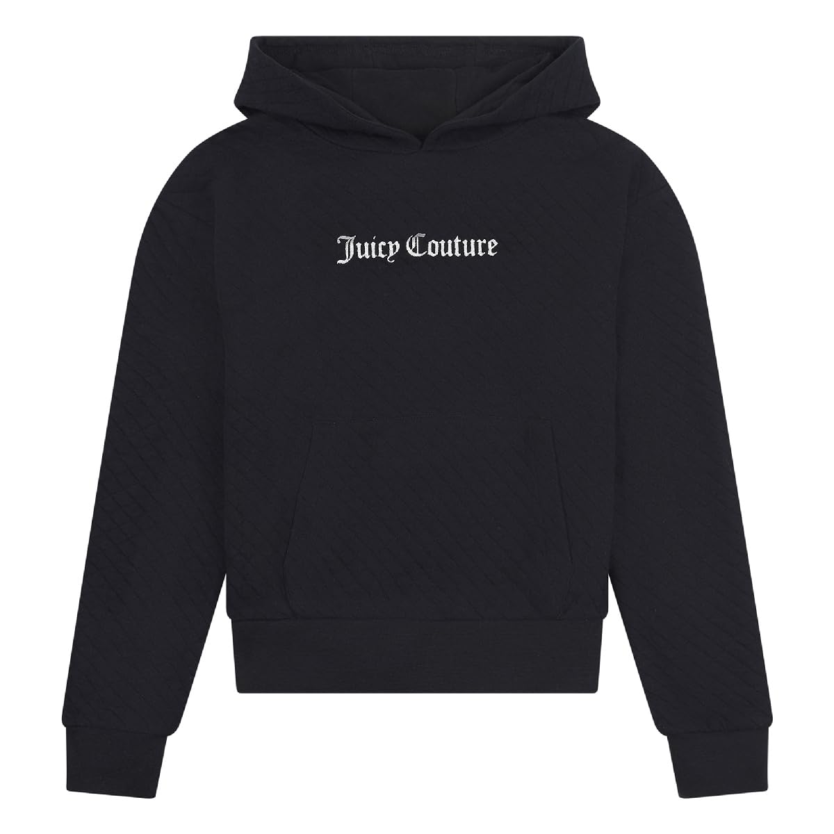 Juicy CoutureGirls' JBX5522023 Quilted Oversized Oth Hoodie