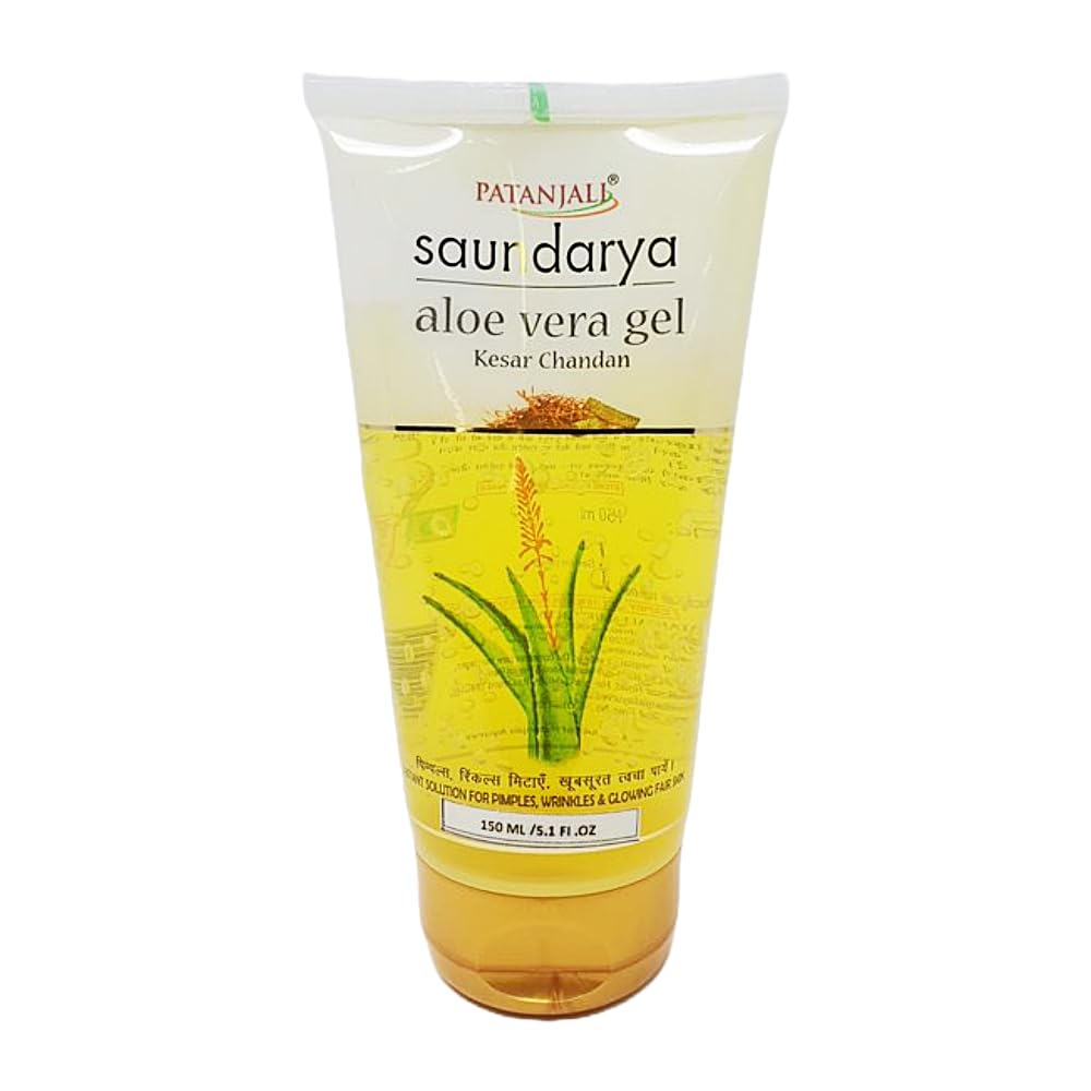 Patanjali Ayurveda Saundarya Kesar Chandan Aloe Vera Gel - 150ml (Pack of 1)