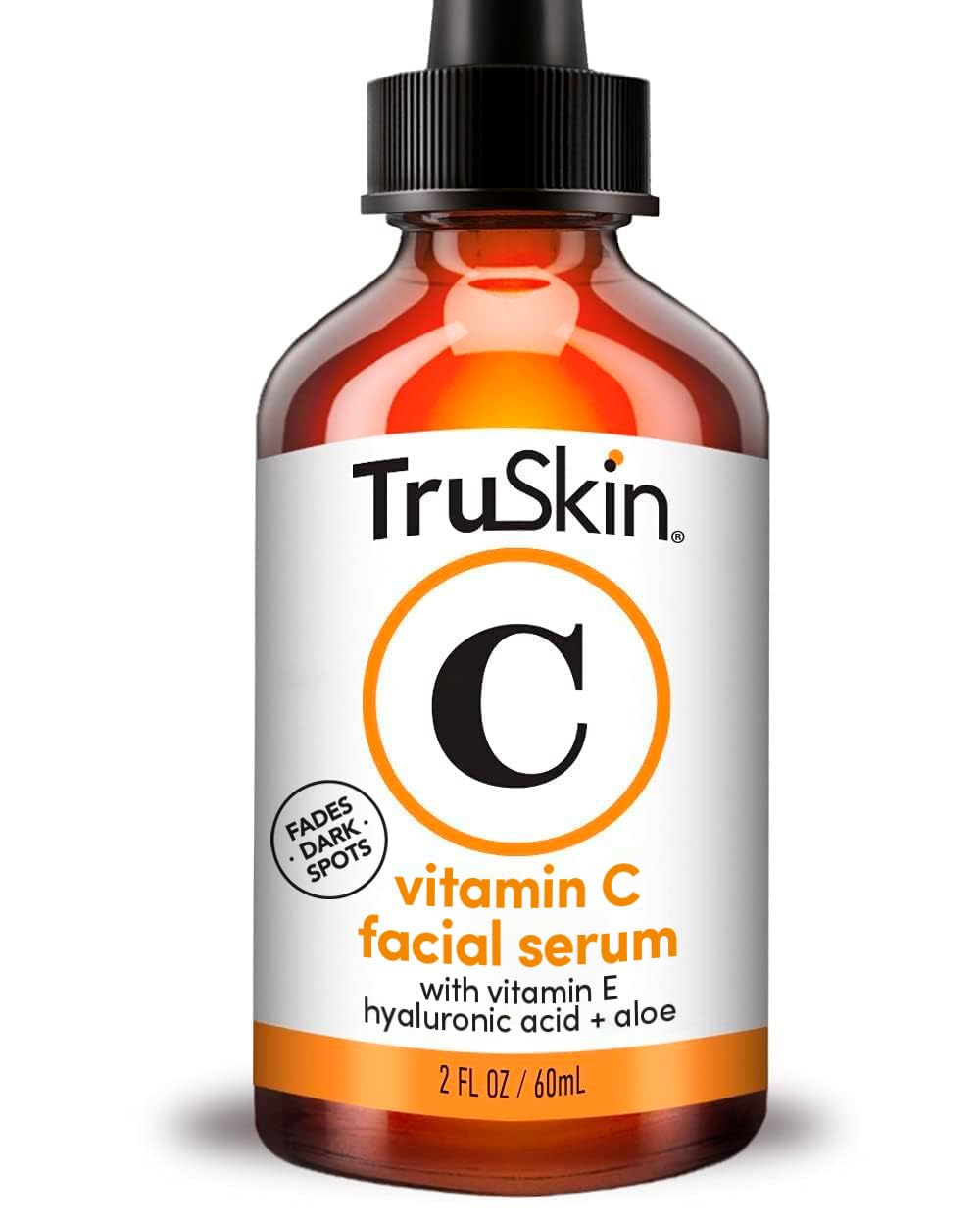 TruSkinVitamin C Serum – Anti Aging Facial Serum with Vitamin C, Hyaluronic Acid, Vitamin E and More – Brightening Serum for Dark Spots, Even Skin Tone, Eye Area, Fine Lines & Wrinkles, 2 Fl Oz