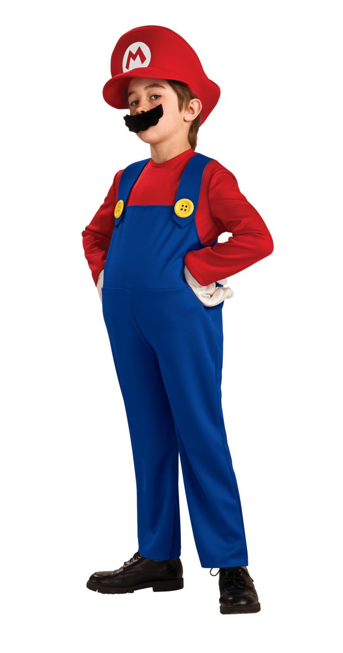 Super Mario Brothers, Deluxe Mario Costume, Small