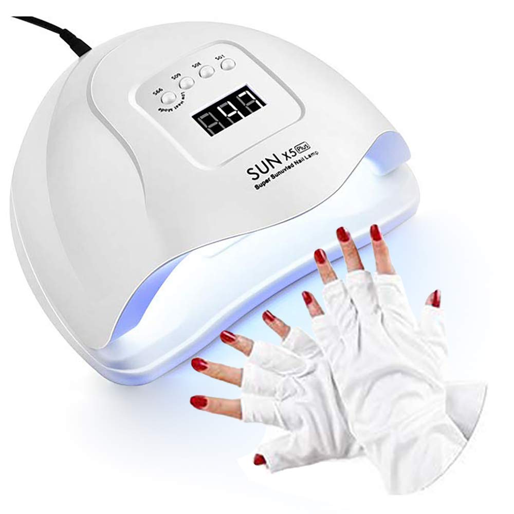 Baeskii UV LED Nail Lamp, 80W Nail Dryer 36 LED Lamps for Gel Polish with 4 Timer Setting, Gel Lamp Nail Art Tools for Fingernail & Toenail