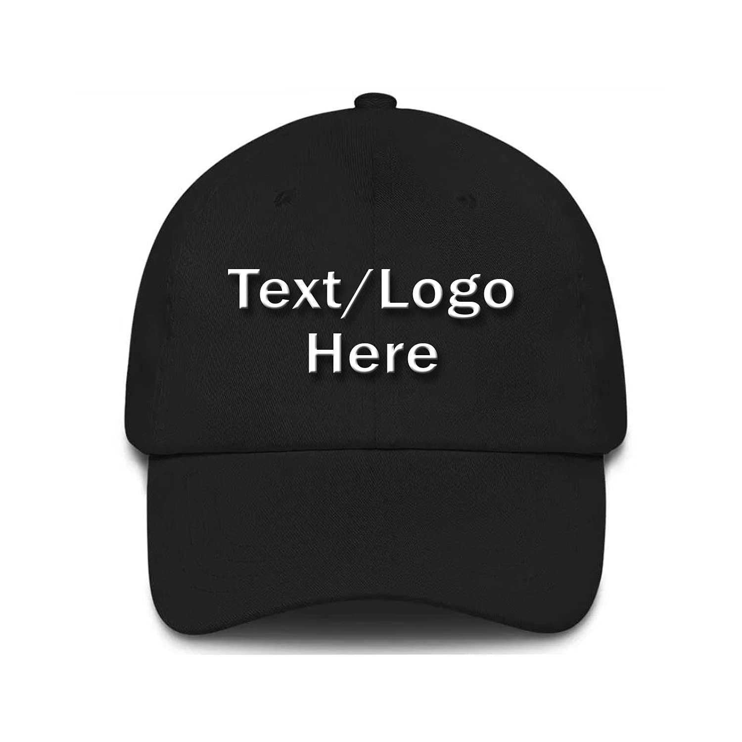 AmptonPersonalized Embroidery Custom Personalized Cap Your Text here 6 Panel Structured Embroidered Classic