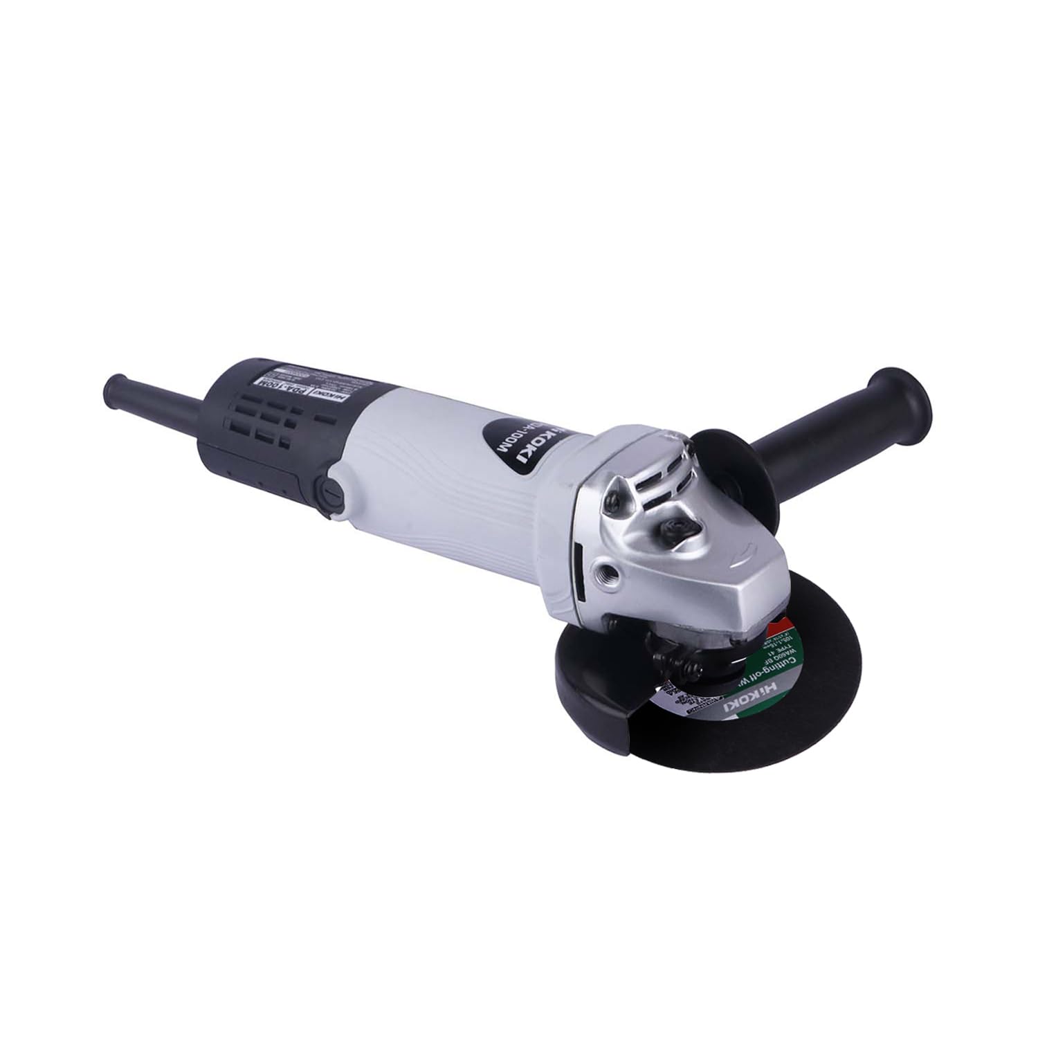 HIKOKI Heavy Duty Corded Angle Grinder | 715W | 12000 RPM | 100mm Disc Dia | 16mm Whole Dia | 1.5 KG | Horsepower 1000W | Double Insulated Body | Depressed Center Wheel | Wrench Included | PDA100M