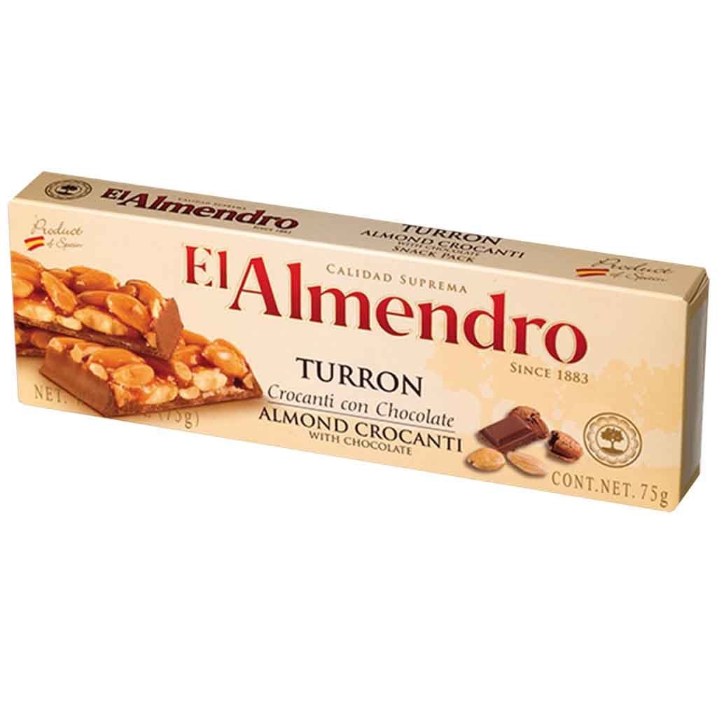 El Almendro Turron Almond with Chocolate 75g