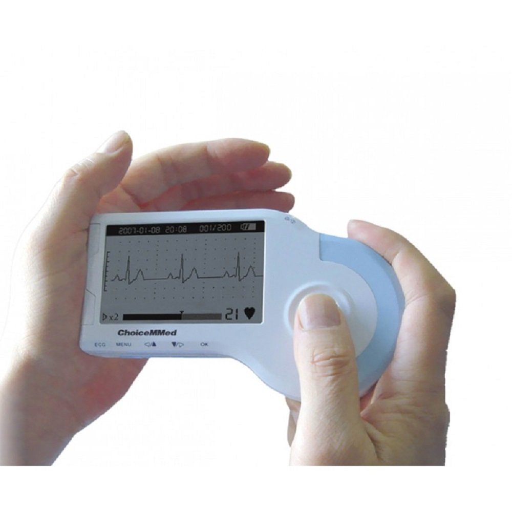 Choicemmed MD100B Portable Handheld ECG Heart Rate Heartbeat Monitor