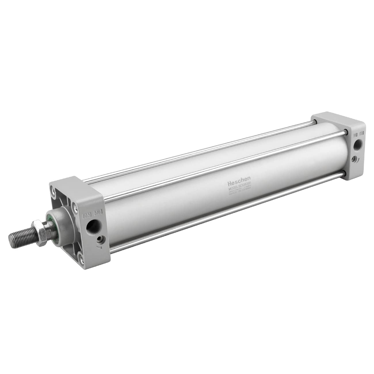 Heschen Pneumatic Standard Cylinder SC 63-300 PT3/8 Port 63mm(2.5") Bore 300mm(12") Stroke Double Acting