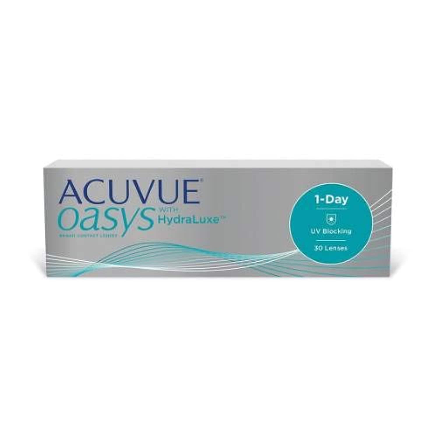 Acuvue Oasys One Day with Hydraclear Plus Pack of 30 Contact Lens, -2 Diopters, 14.3 mm