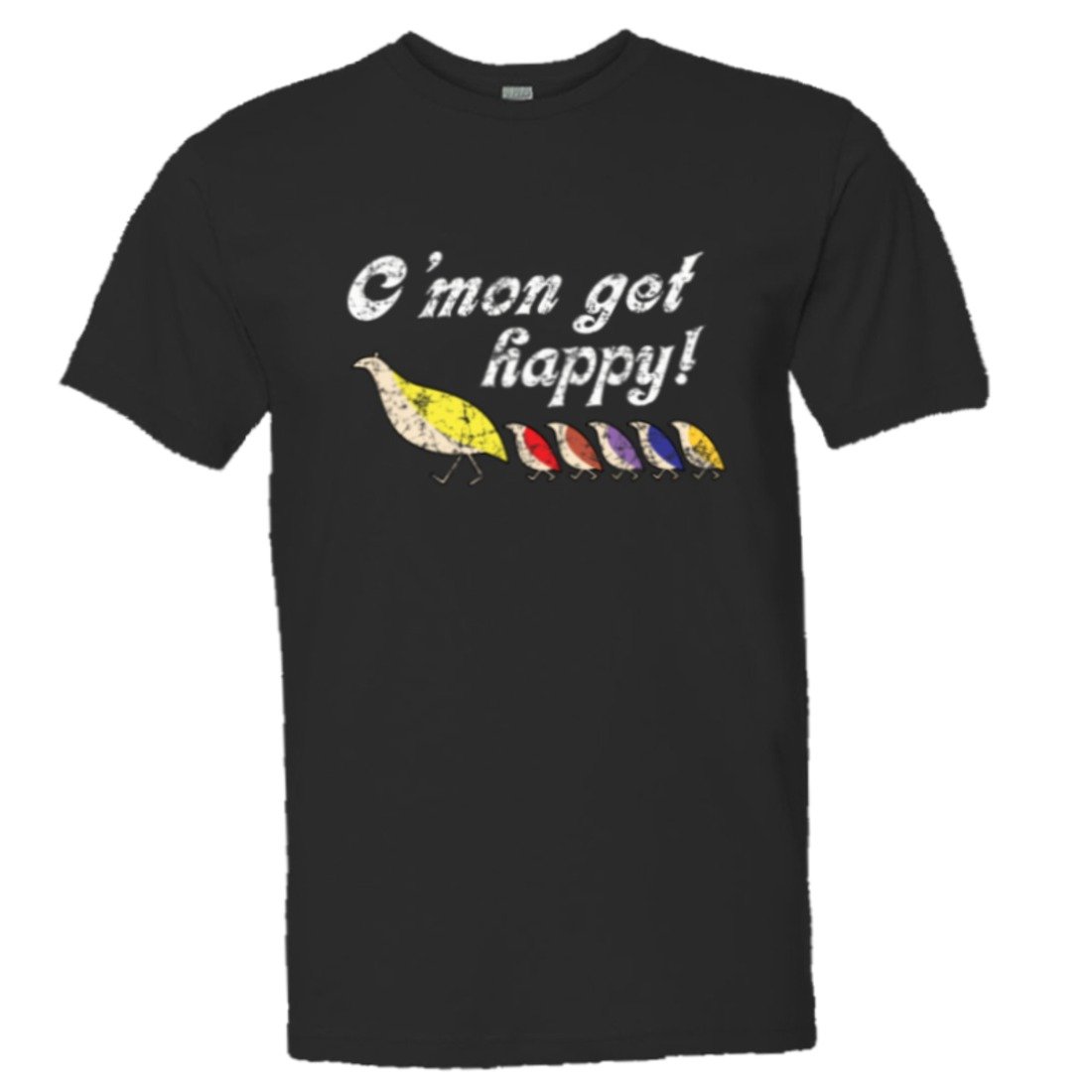 Mens Come On Get Happy Partridge HQ Tee Shirt