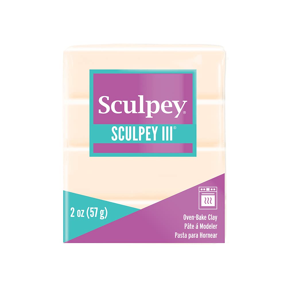 SculpeyArt Clay III, 2-Ounce, Translucent