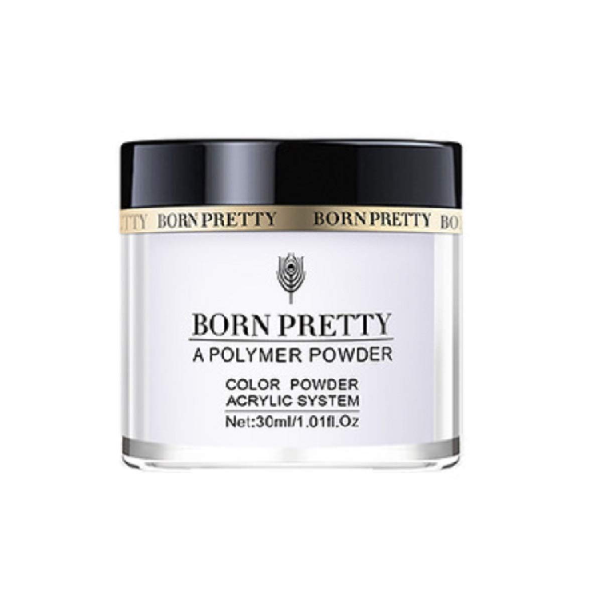 Born Pretty BP Acrylic Powder 30ML Polymer for Carving Nail Extension (White)