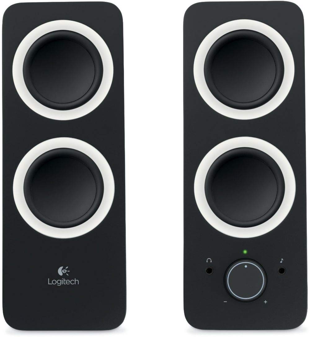 Logitech Z200 Speakers, Black [980-000812]