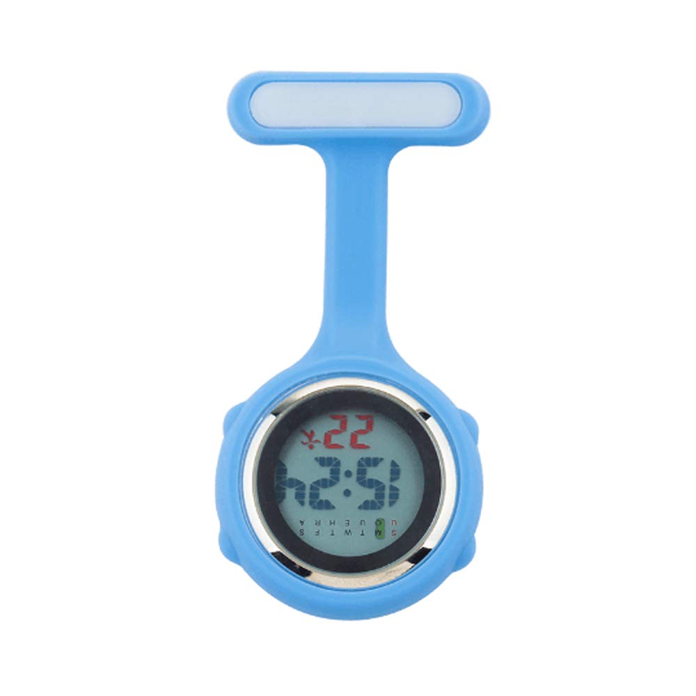 Multi-Function Digital Silicone Nurse Doctor Gift Fob Pocket Watch