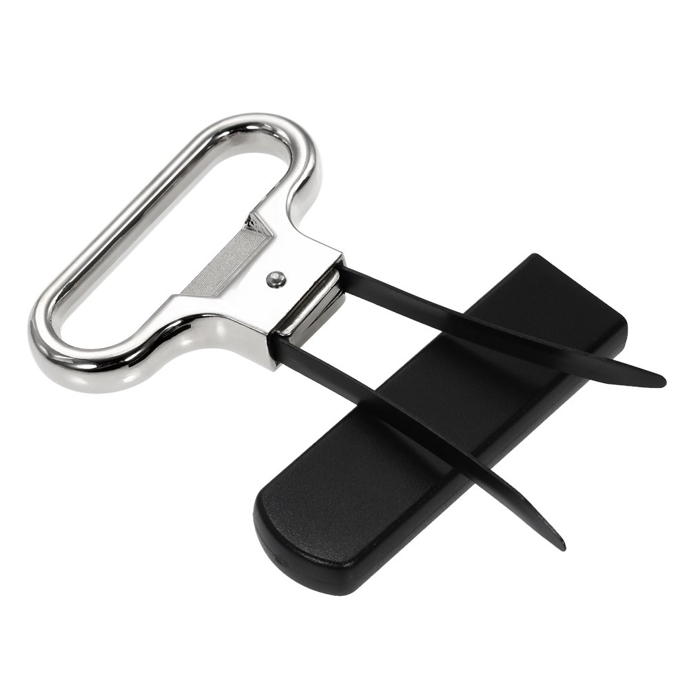 DecdealWine Opener, Two-Prong Wine Bottle Opener for Damaged Cork Old Wine Corkscrew Remover