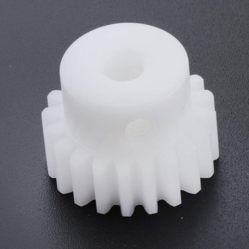 Moxic PVC Gear DIY Reduction Worm Gears Model for RC Car Robot Motor 25 Tooth