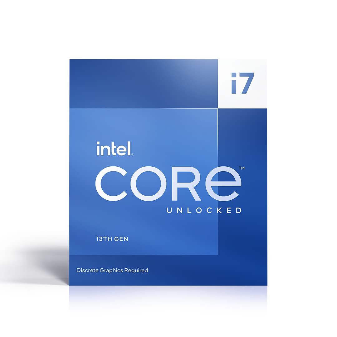 Intel® Core™ i7-13700KF Desktop Processor 16 cores (8 P-cores + 8 E-cores) 30M Cache, up to 5.4 GHz