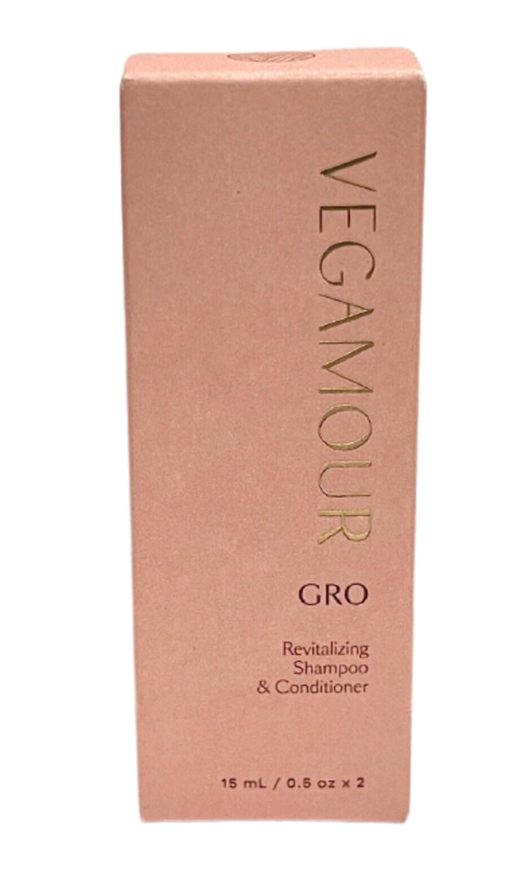 Vegamour GRO Revitalizing Shampoo & Conditioner - Travel Mini .5 Oz x 2/15 mL