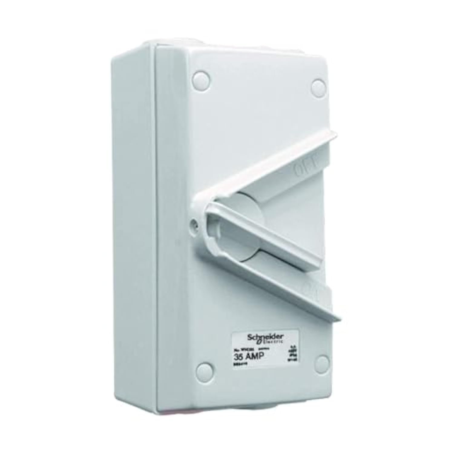 Schneider Electric 35A 440V Surface Mount Double Pole Isolating Switch IP66