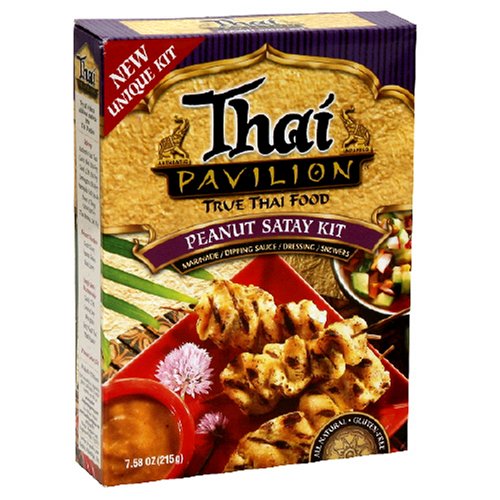 Thai Pavilion Peanut Satay Kit, 7.58-Ounce Boxes (Pack of 6)