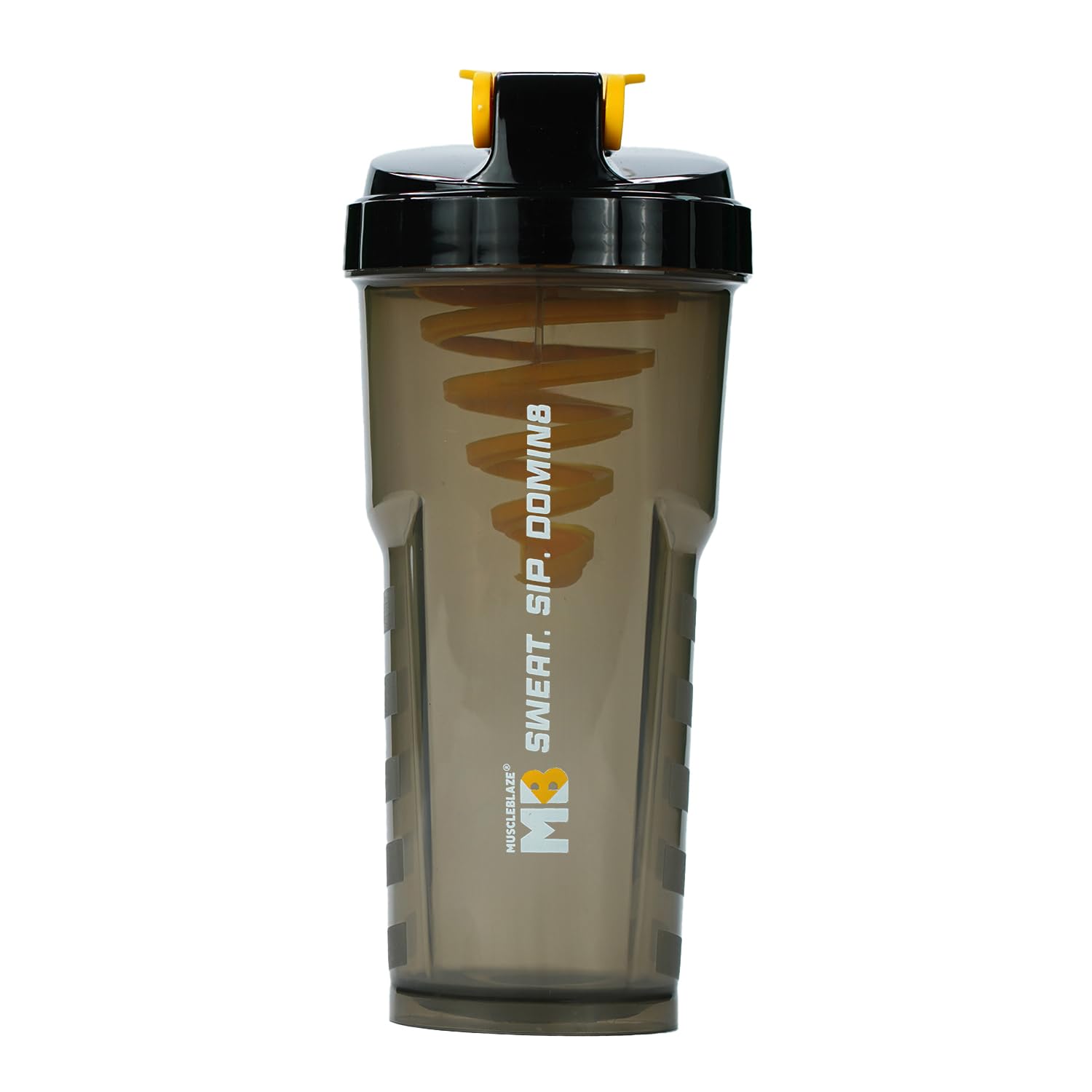 MuscleBlaze Cyclone Blender Shaker (Black, 700ml) | 100% Leakproof, BPA-Free Blender Bottle | Ideal for Whey Protein, Preworkout & BCAA Shakes