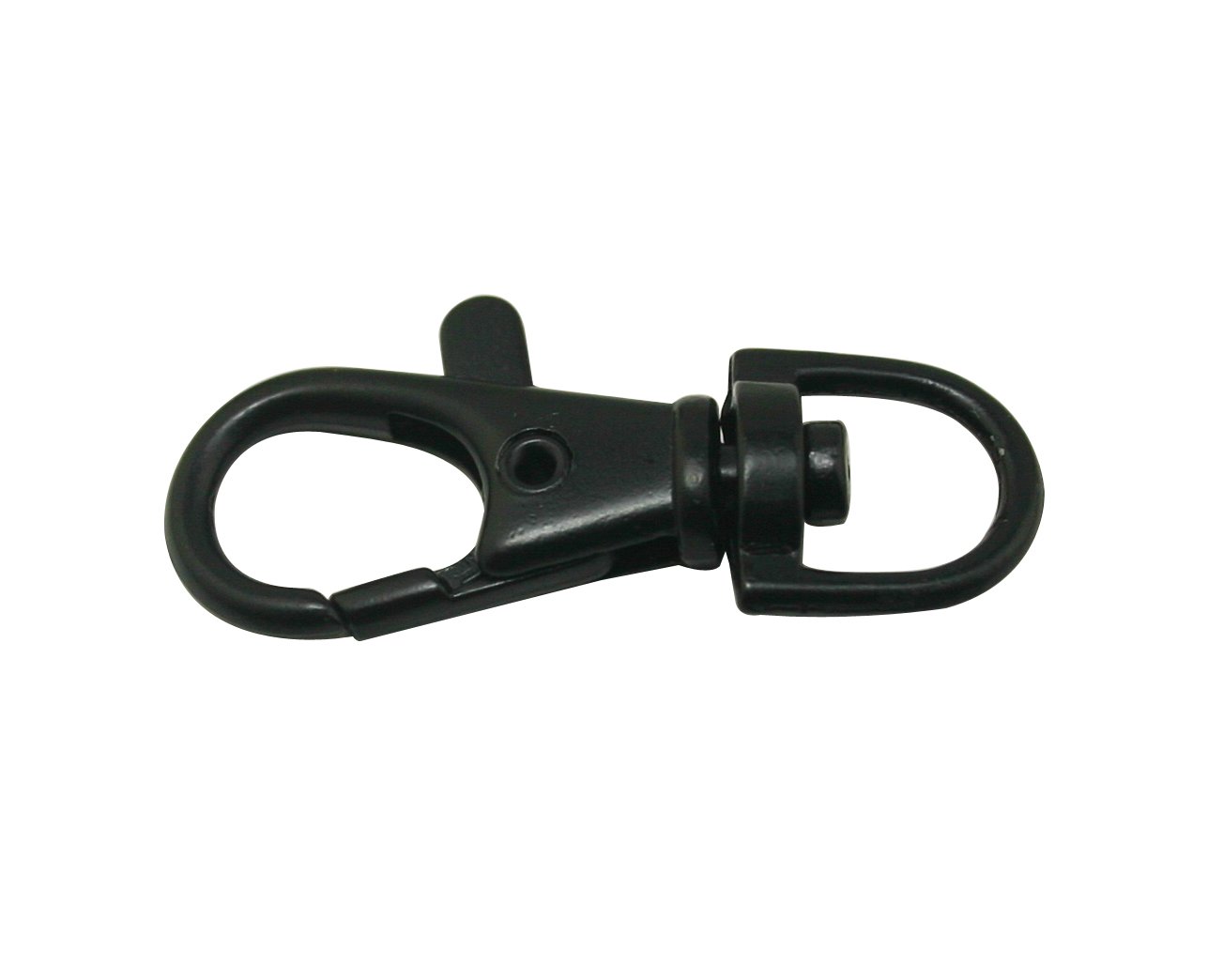 Chuzhao Wu Metal Black 1.5'' Curved Lobster Clasps Swivel Trigger Clips Snap by Chuzhao Wu