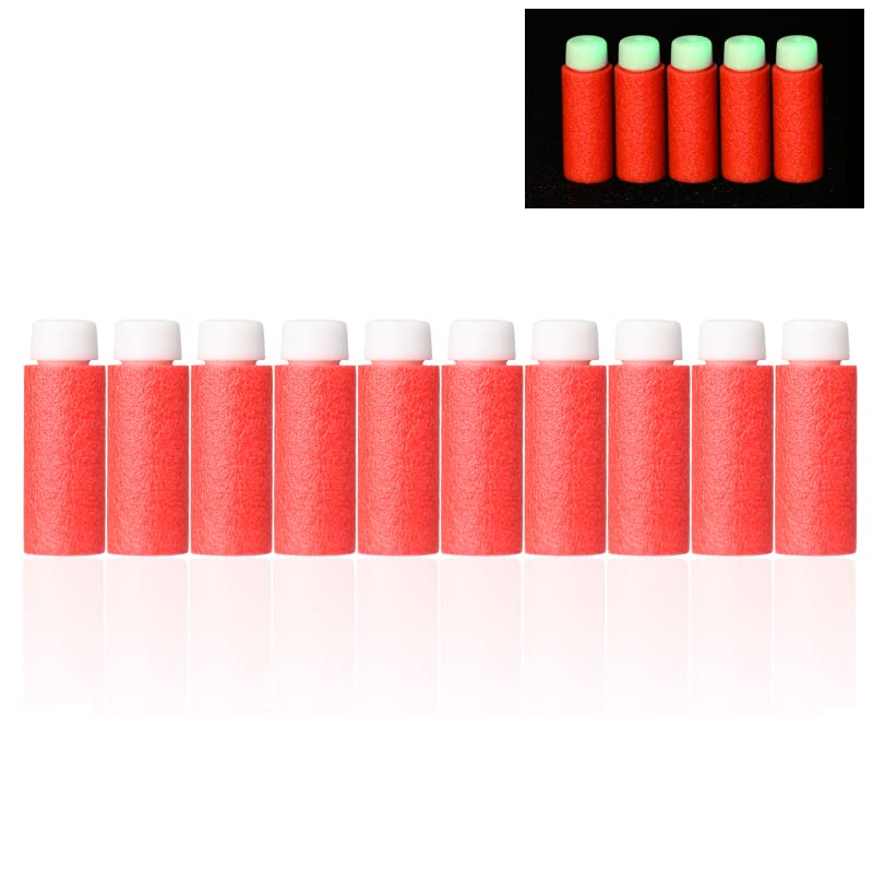 200PCS Gen3 Noctilucent Stefan Short Foam Darts for Nerf Adventure Force Nexus Pro and Worker Swift Blaster