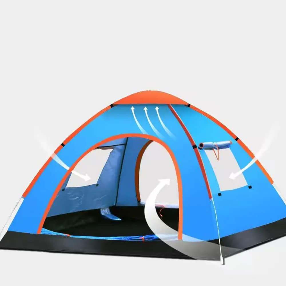 Automatic Instant Pop-up Camping Tent, Lovers & Couples Travel Tent, Waterproof and Windproof Portable Tent For Camping Hiking Mountaineering, Beach, Outdoor Camping Accessories (1-2 Person)