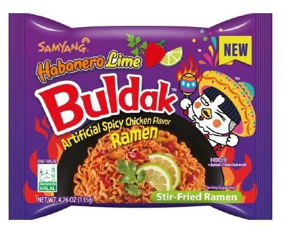 Sam Yang Buldak Habanero Lime Spicy Chicken Flavour Ramen 140gm*1PK