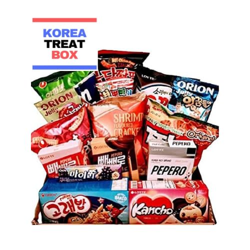 Korea Treat Box - Korean Snack Gift Box Full Of Delicious Korean Snacks. Perfect To Send As A Gift. Best Value Korean Snackbox Available